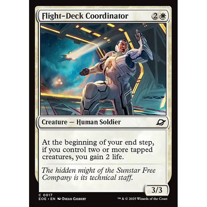 Flight-Deck Coordinator (foil) | Inglés | NM | EOE 1