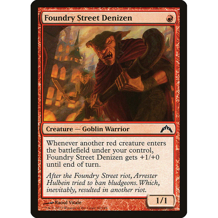 Foundry Street Denizen | Español | NM | GTC 1