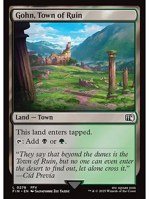 Gohn, Town of Ruin (foil) | Inglés | NM | FIN