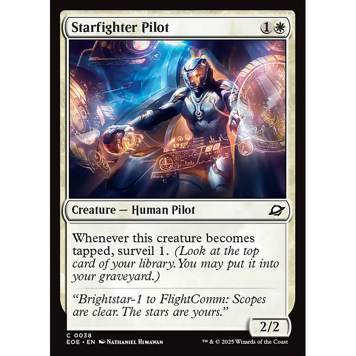 Starfighter Pilot (foil) | Inglés | NM | EOE 1