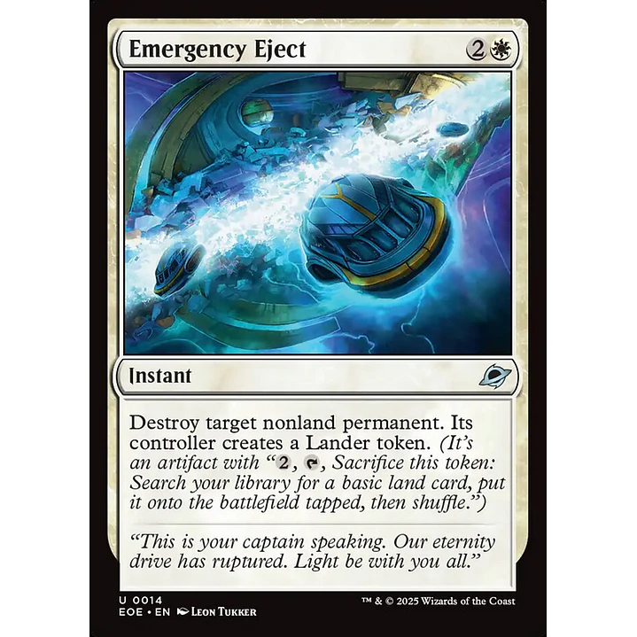 Emergency Eject (foil) | Inglés | NM | EOE 1