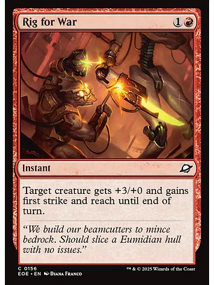 Rig for War (foil) | Inglés | NM | EOE