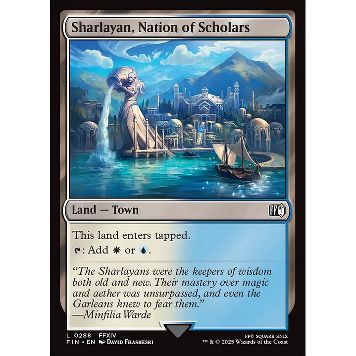 Sharlayan, Nation of Scholars (foil) | Español | NM | FIN 1