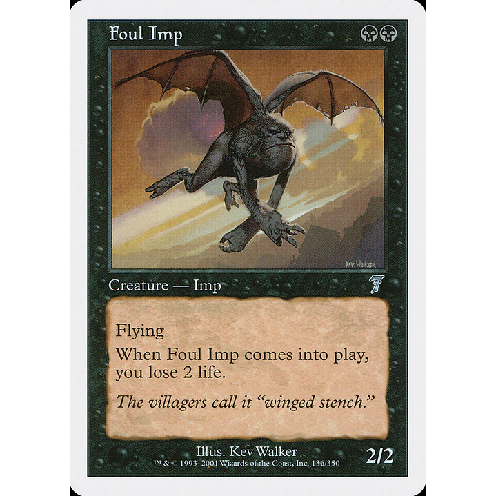Foul Imp (Retro Frame) | Español | NM | 7ED 1