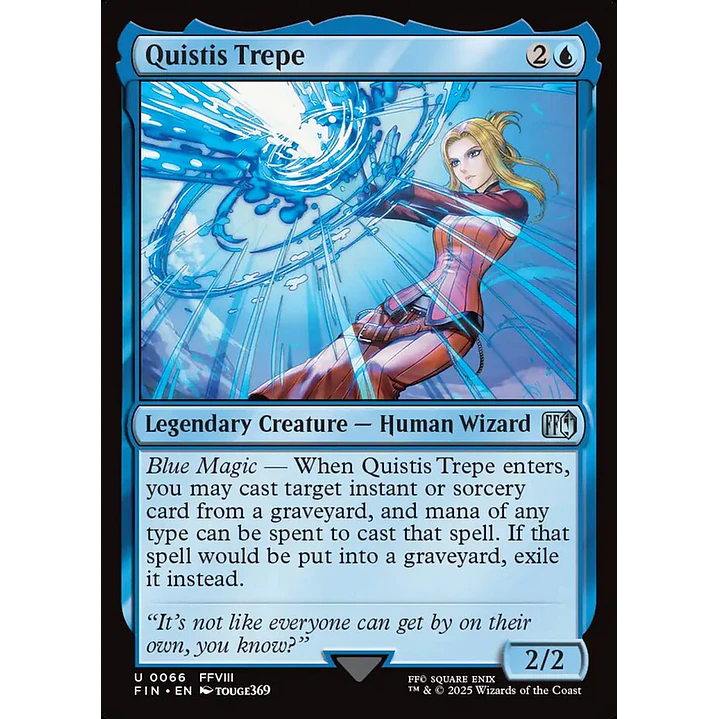 Quistis Trepe | Inglés | NM | FIN 1