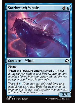 Starbreach Whale (foil) | Inglés | NM | EOE