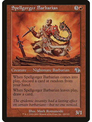 Spellgorger Barbarian (Retro Frame) | Español | NM | JUD
