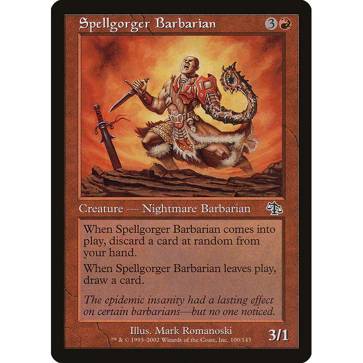 Spellgorger Barbarian (Retro Frame) | Español | NM | JUD 1