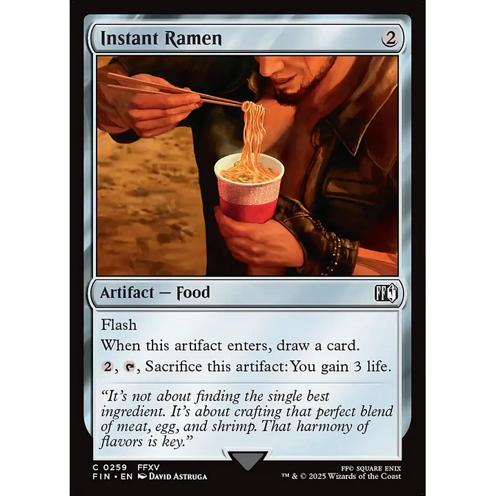Instant Ramen | Inglés | NM | FIN 1
