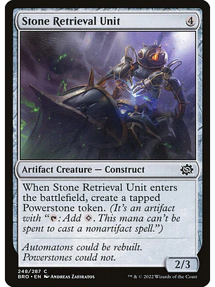 Stone Retrieval Unit | Inglés | NM | BRO