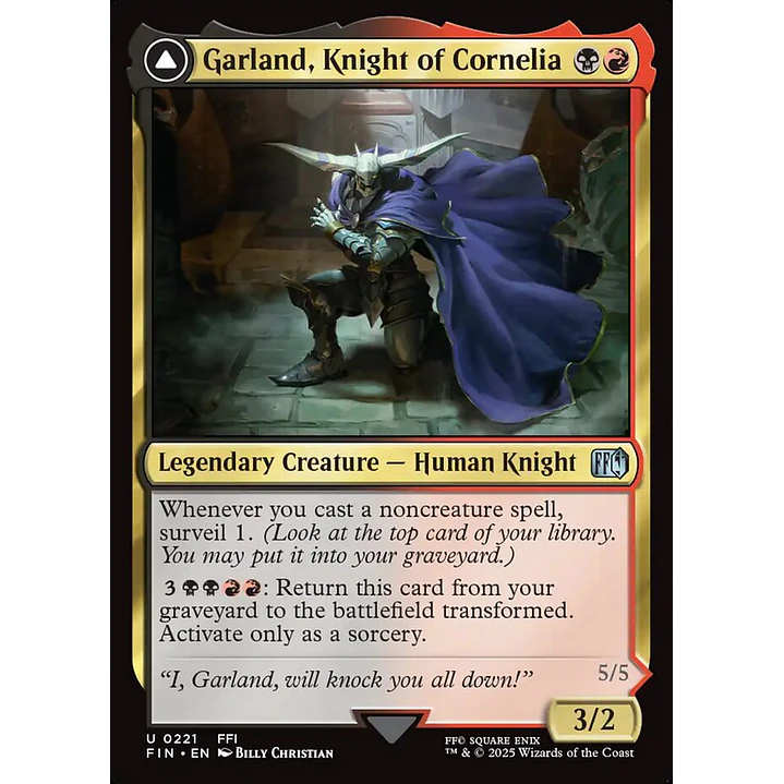 Garland, Knight of Cornelia // Chaos, the Endless | Inglés | NM | FIN 1