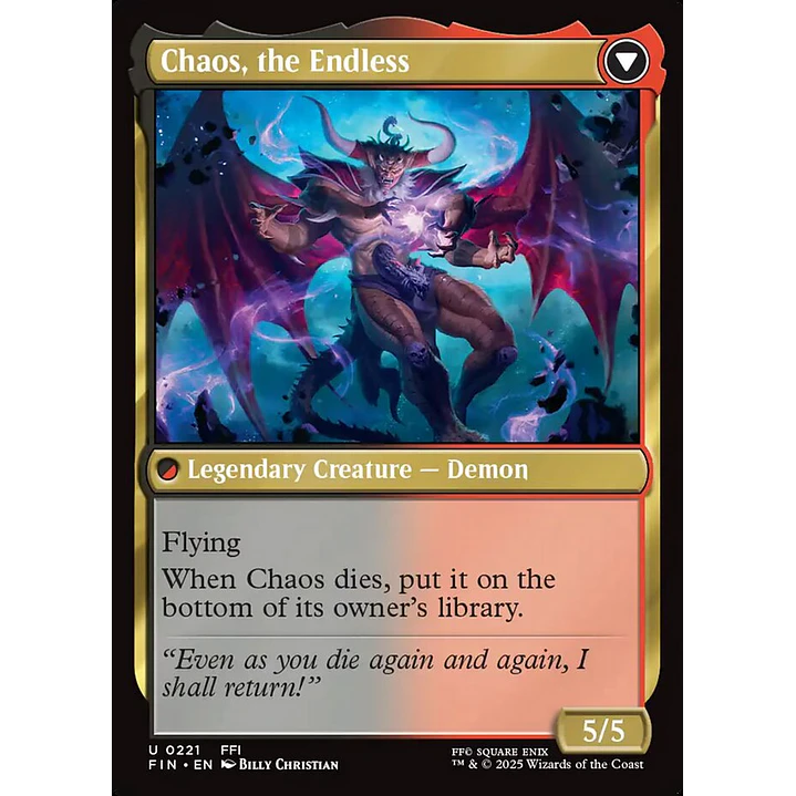 Garland, Knight of Cornelia // Chaos, the Endless | Inglés | NM | FIN 2