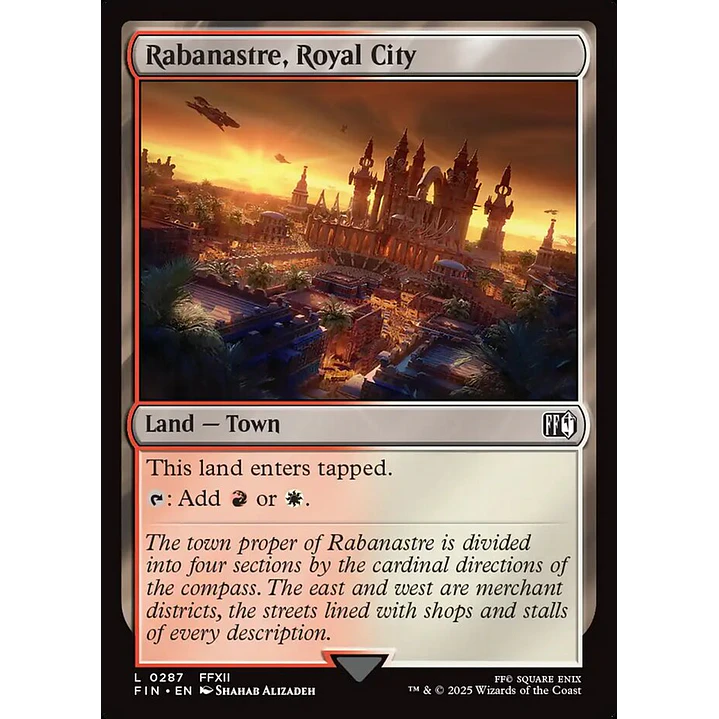 Rabanastre, Royal City | Inglés | NM | FIN 1