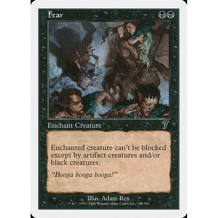 Fear (Retro Frame) | Español | NM | 7ED 1