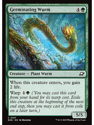 Germinating Wurm (foil) | Inglés | NM | EOE