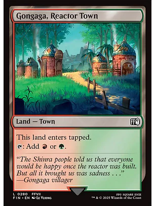 Gongaga, Reactor Town | Inglés | NM | FIN