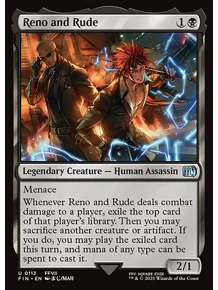 Reno and Rude | Inglés | NM | FIN
