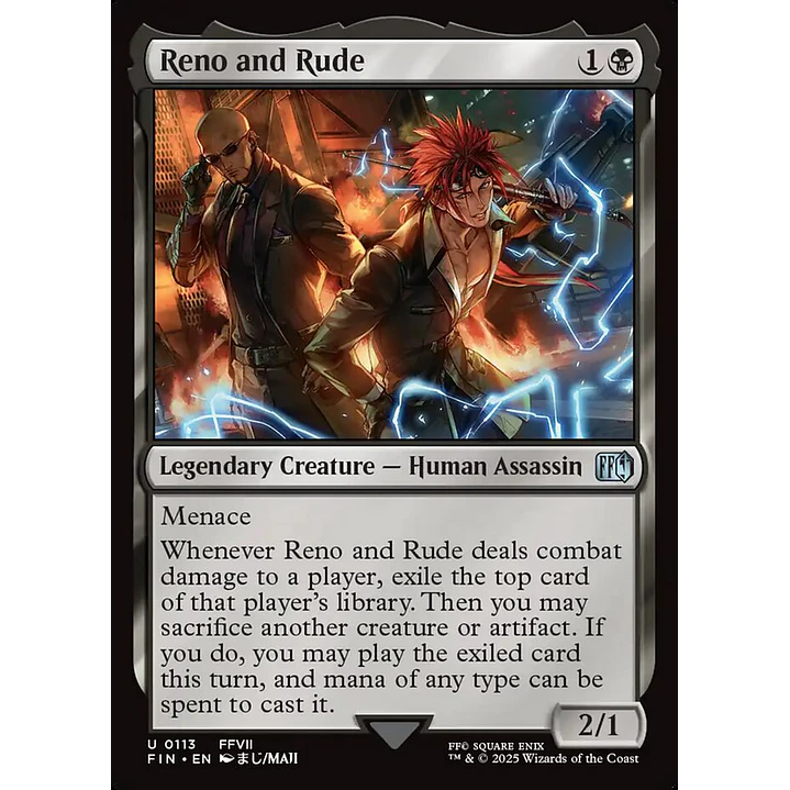 Reno and Rude | Inglés | NM | FIN 1