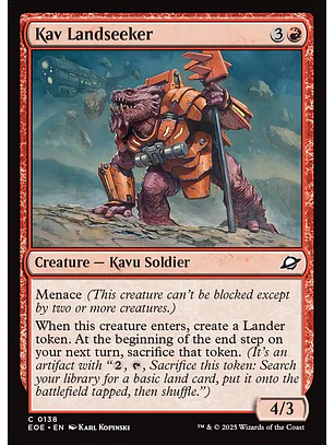 Kav Landseeker | Inglés | NM | EOE