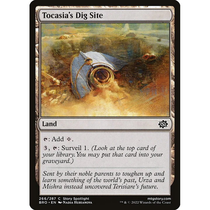 Tocasia's Dig Site | Inglés | NM | BRO 1
