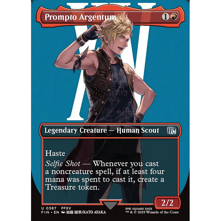Prompto Argentum (Borderless) | Inglés | NM | FIN 1
