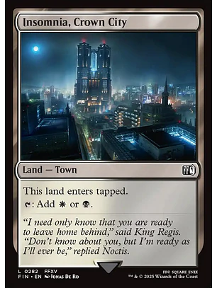 Insomnia, Crown City | Inglés | NM | FIN