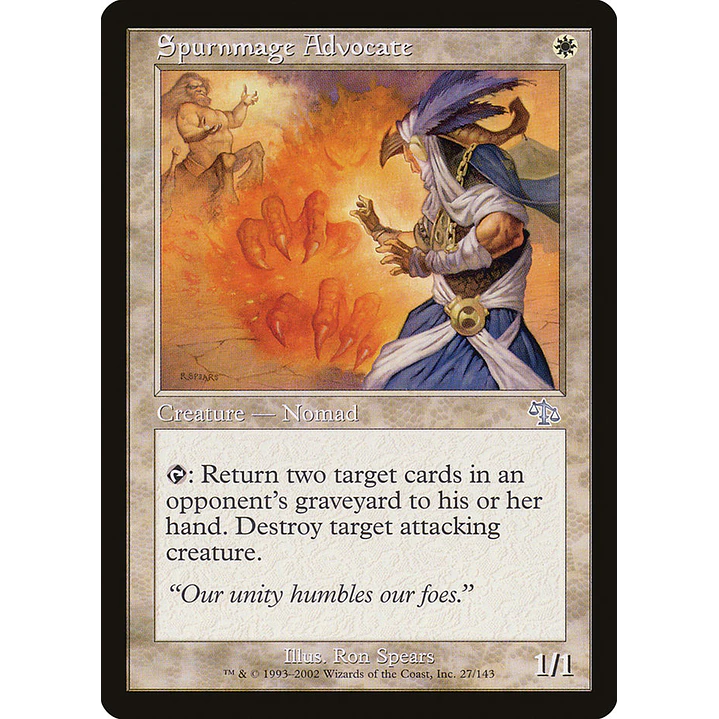 Spurnmage Advocate (Retro Frame) | Español | NM | JUD 1