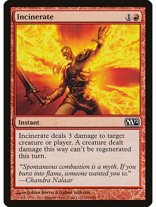Incinerate | Español | NM | M12