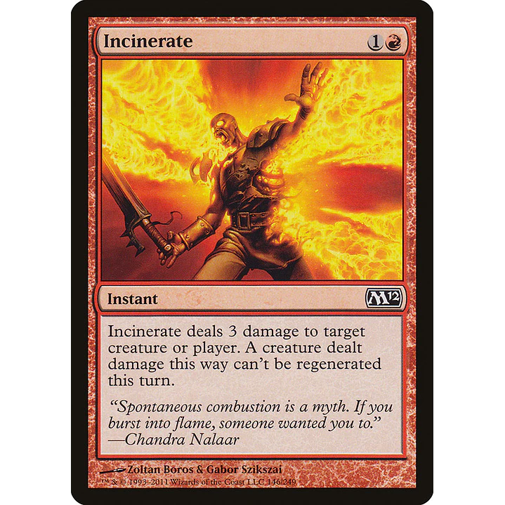 Incinerate | Español | NM | M12 1