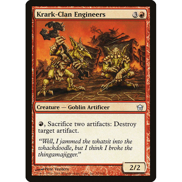 Krark-Clan Engineers | Español | NM | 5DN 1