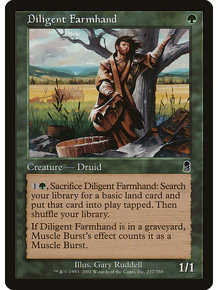 Diligent Farmhand (Retro Frame) | Español | NM | ODY
