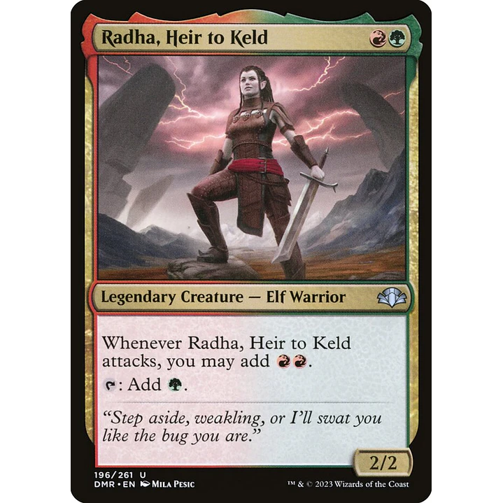 Radha, Heir to Keld | Inglés | NM | DMR 1