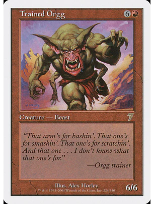 Trained Orgg (Retro Frame) | Inglés | NM | 7ED
