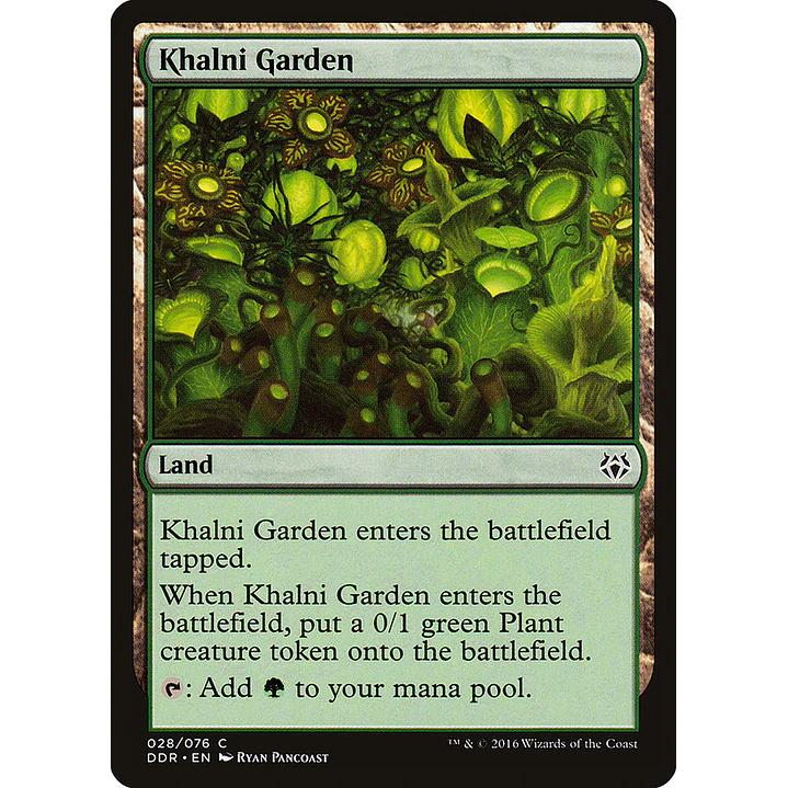 Khalni Garden | Inglés | NM | DDR 1
