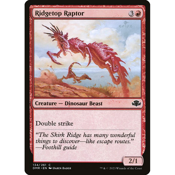 Ridgetop Raptor | Inglés | NM | DMR 1