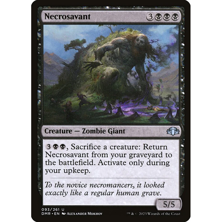 Necrosavant | Español | NM | DMR 1