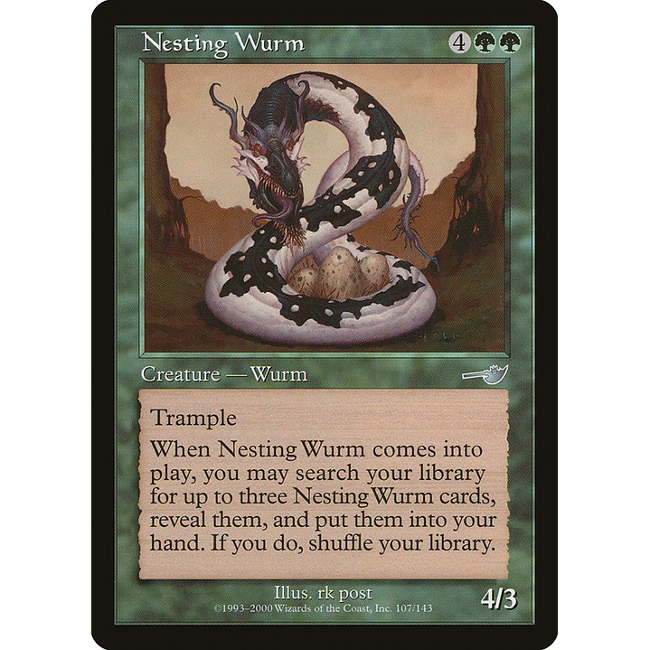 Nesting Wurm (Retro Frame) | Inglés | NM | NEM 1