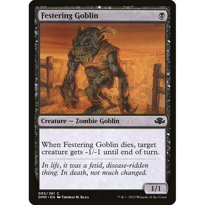 Festering Goblin | Español | NM | DMR 1