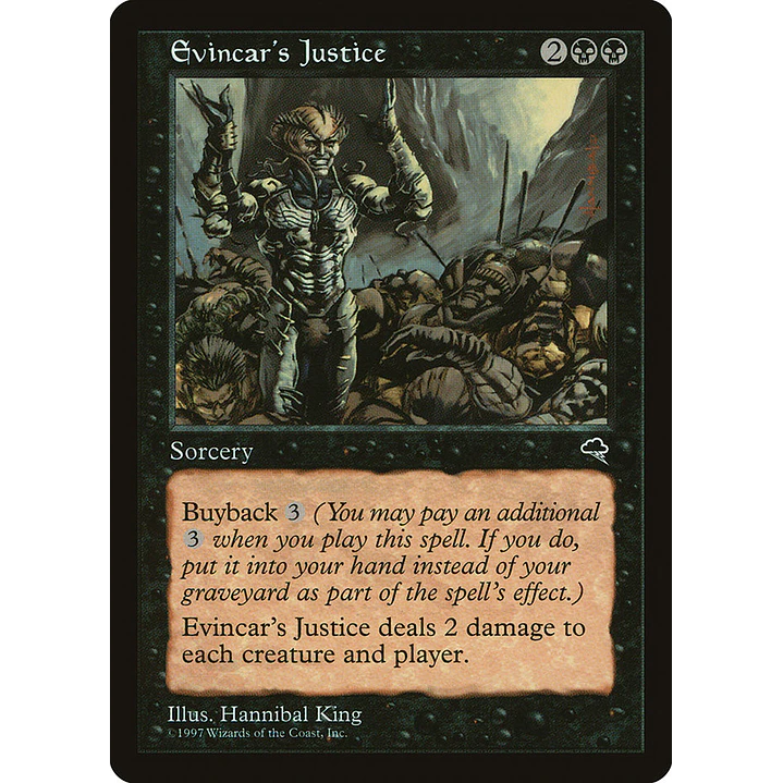 Evincar's Justice (Retro Frame) | Inglés | NM | TMP 1