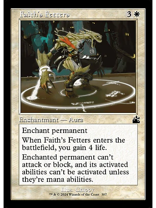 Faith's Fetters (Retro Frame foil) | Español | NM | RVR