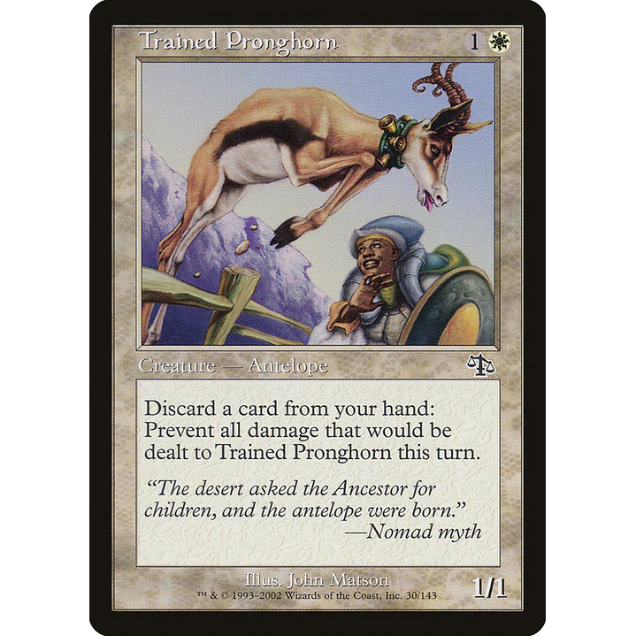 Trained Pronghorn (Retro Frame) | Español | NM | JUD 1