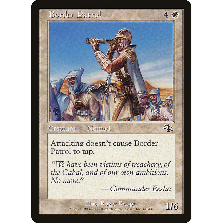 Border Patrol (Retro Frame) | Español | NM | JUD 1