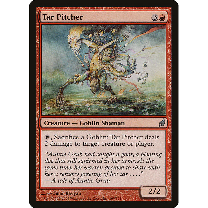 Tar Pitcher | Inglés | NM | LRW 1