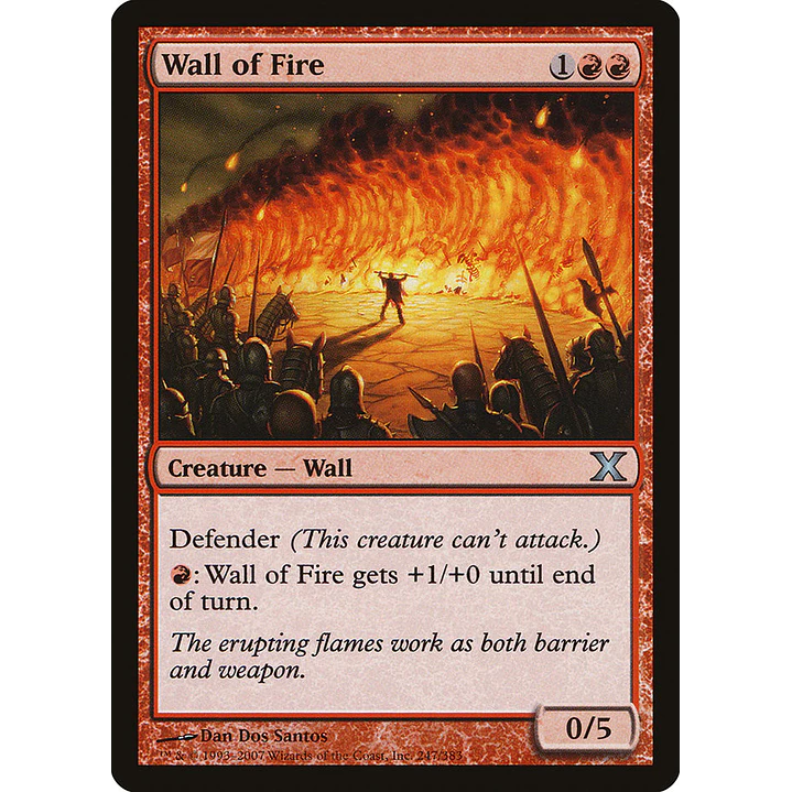Wall of Fire | Inglés | NM | 10E 1