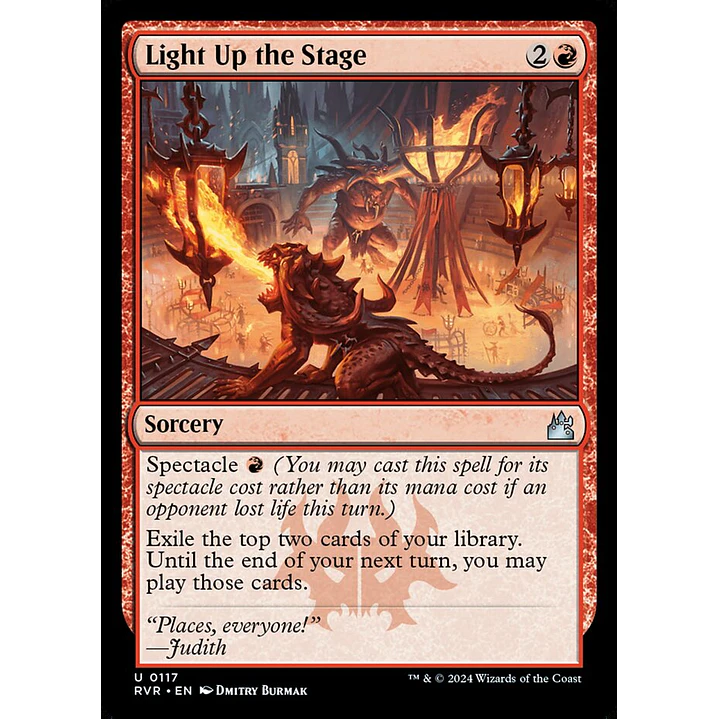 Light Up the Stage | Español | NM | RVR 1