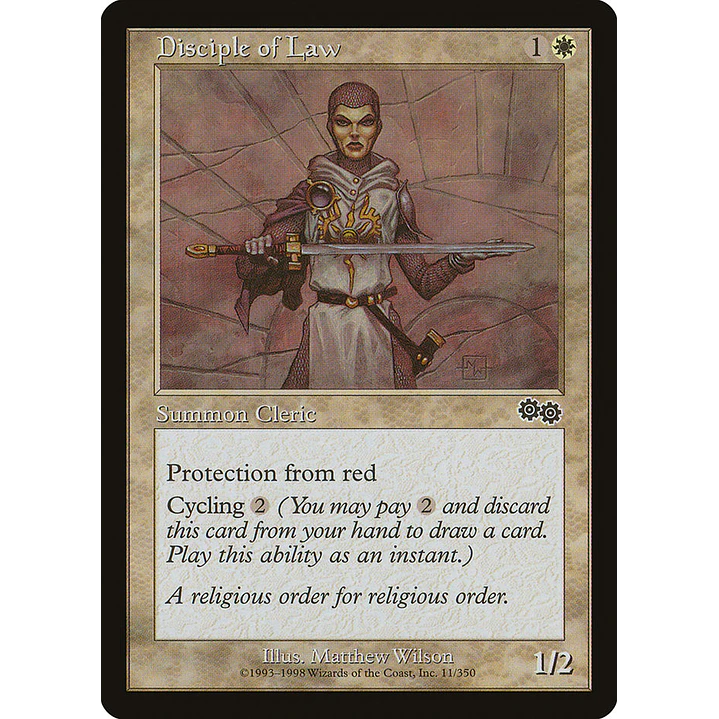 Disciple of Law (Retro Frame) | Español | NM | USG 1