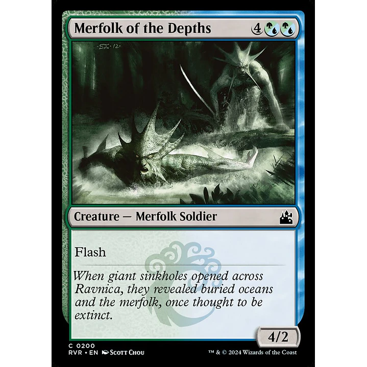 Merfolk of the Depths | Español | NM | RVR 1