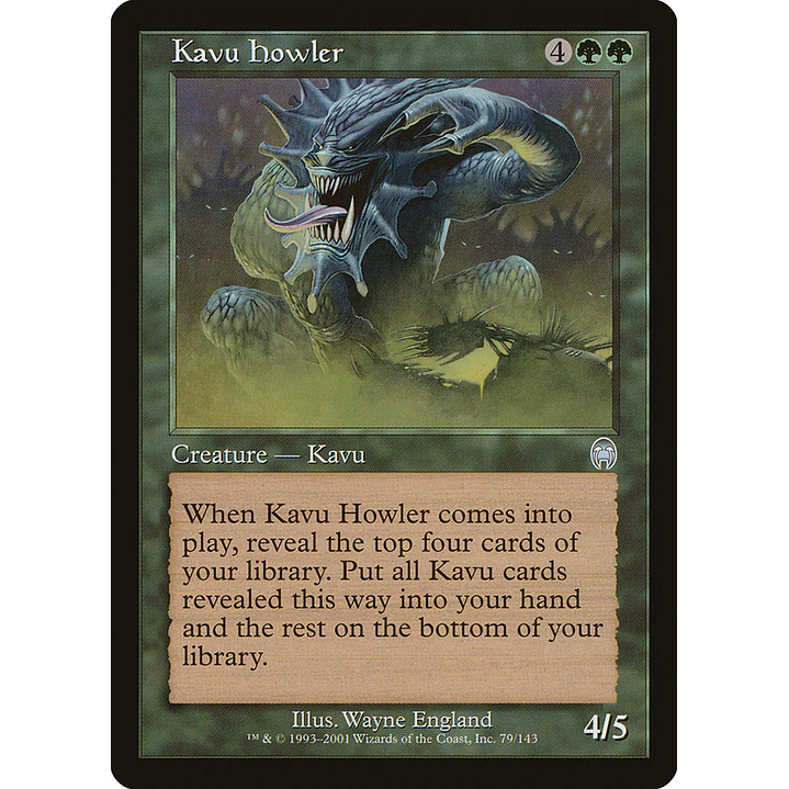 Kavu Howler (Retro Frame) | Español | NM | APC 1
