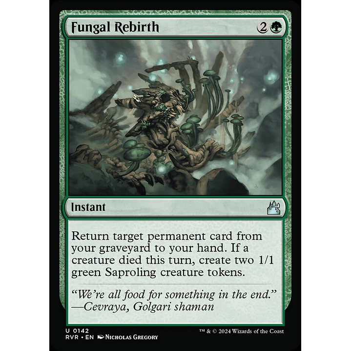 Fungal Rebirth | Español | NM | RVR 1