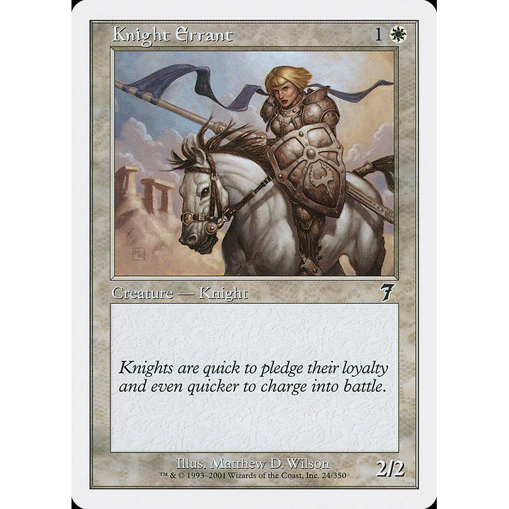 Knight Errant (Retro Frame) | Español | NM | 7ED 1